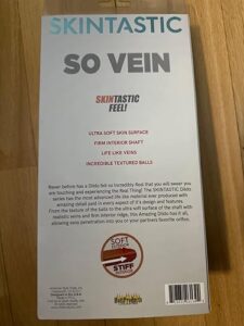 Skintastic So Vein Realistic Suction Cup Dildo With Balls Flesh Waterproof photo review