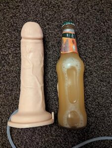 Prowler RED Ultra Cock Realistic Strap-on Compatible 8-inch Squirting Dildo photo review