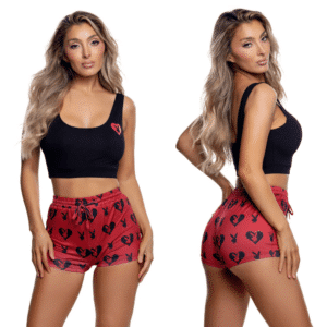 Playboy Sweetheart Bunny 2pc Sexy Women's Lingerie Set