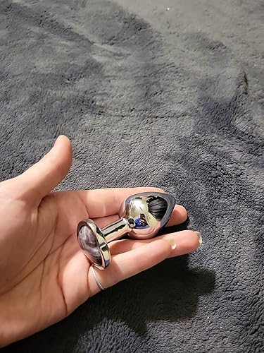 Gems Amethyst Heart Jeweled Butt Plug photo review