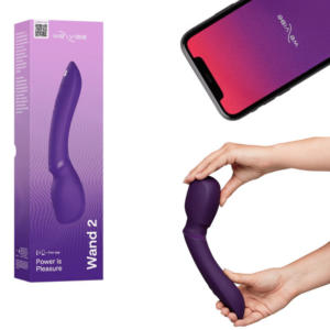 We-Vibe Wand 2 App-Controlled Wand Vibrator in Purple