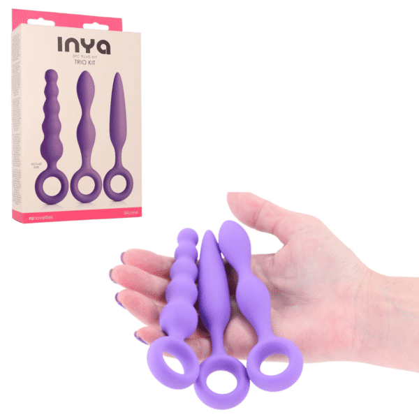 Cheap Sex Toys With Up to 90% Discount EVERY DAY! 144 Inya Trio 3 Piece Graduated Butt Plug Kit