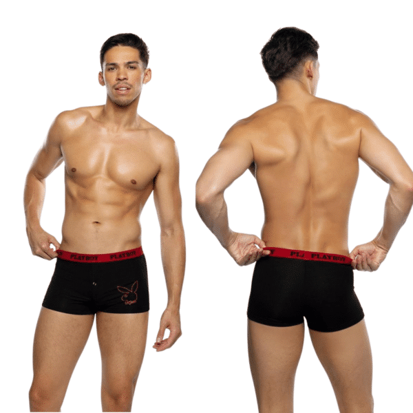 Cheap Sex Toys With Up to 90% Discount EVERY DAY! 124 Playboy Men Sexy Clothing Tux Modal Boxer Brief Red