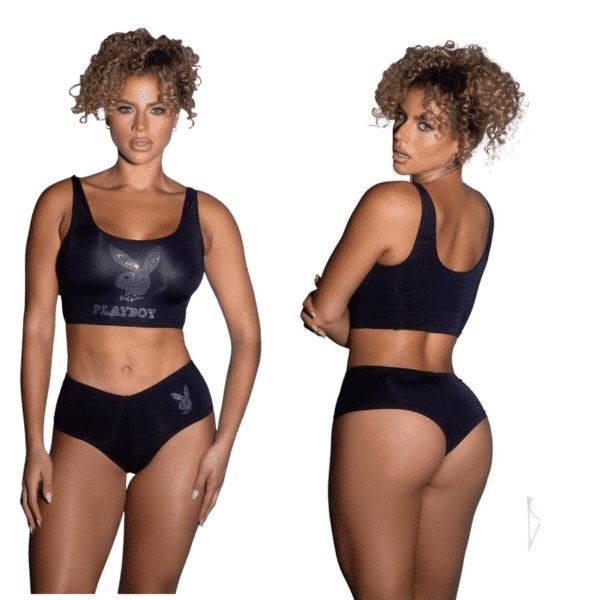 Cheap Sex Toys With Up to 90% Discount EVERY DAY! 124 Playboy Bling Bunny 2pc Sexy Women's Lingerie Set