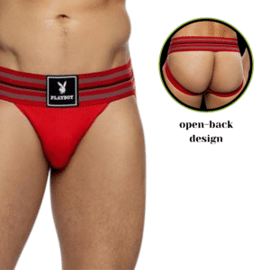 Male Bondage Underwear Red